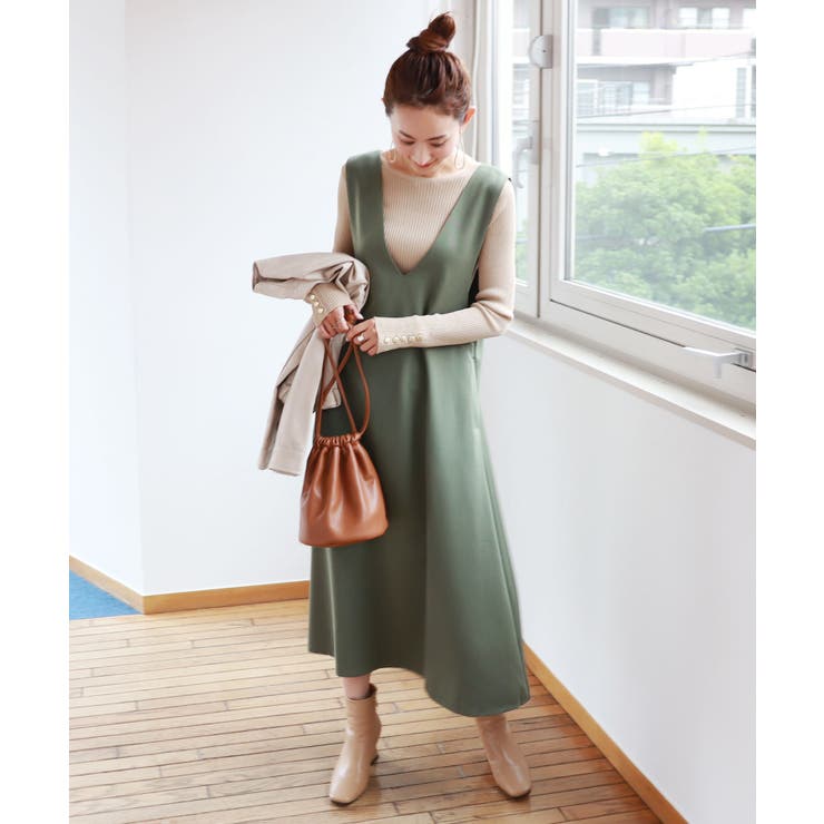 Vネック フレア ワンピース 品番 Az And Me アンドミー のレディースファッション通販 Shoplist ショップリスト