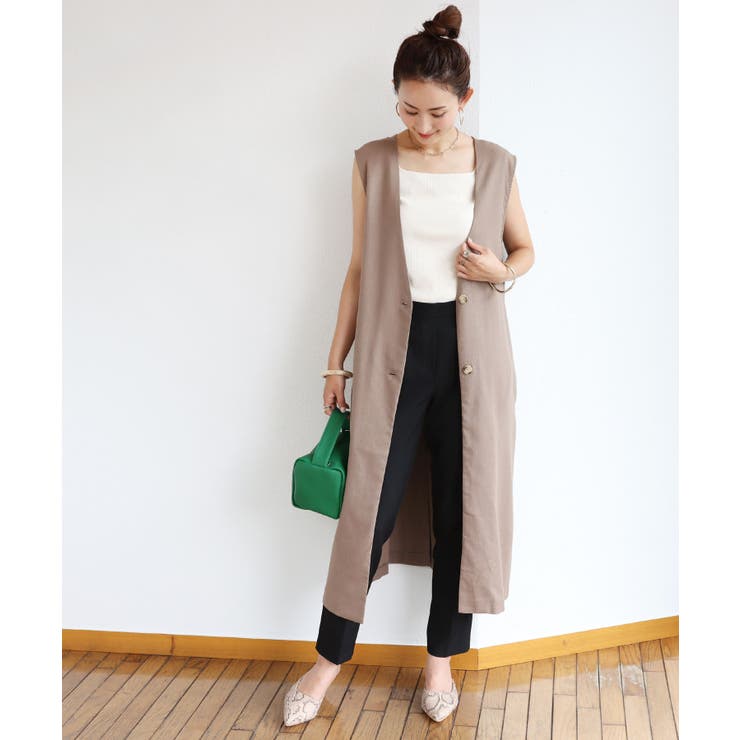 リネン ロング ジレ 品番 Az And Me アンドミー のレディースファッション通販 Shoplist ショップリスト