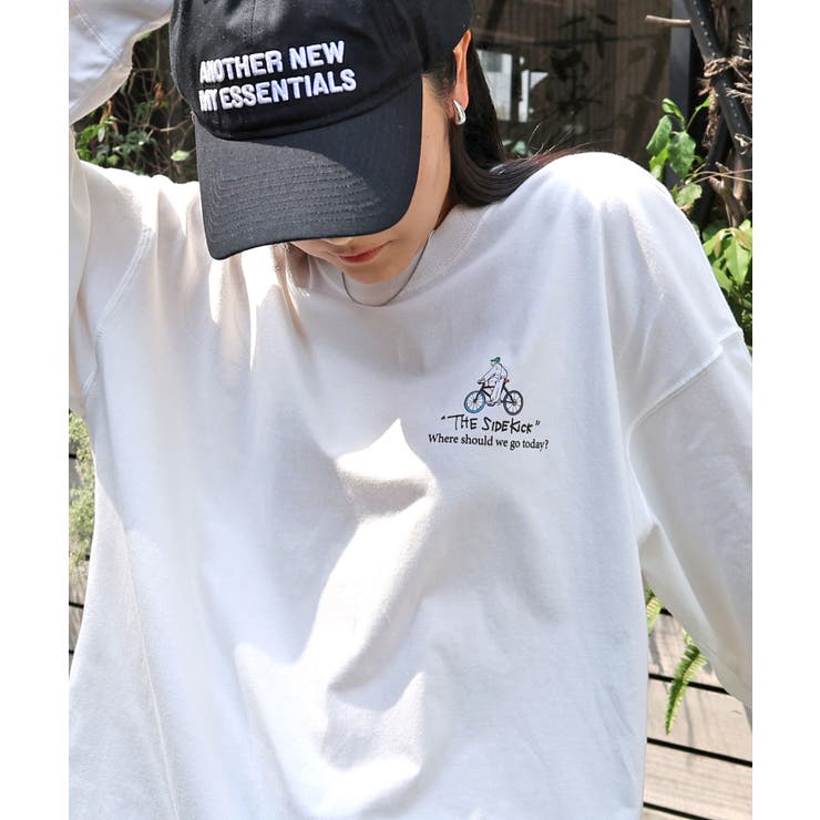 オフホワイト | パーク プリント 長袖 | andme