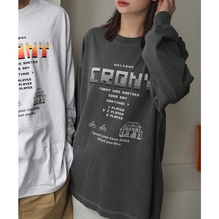 ブラックピグメント【A】 | CRONY ロゴ プリント | andme