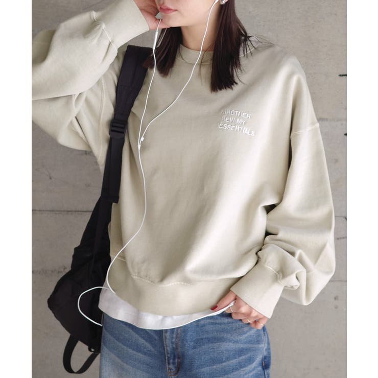 ベージュ | ピグメント加工 ANME エンブロイダリー | andme