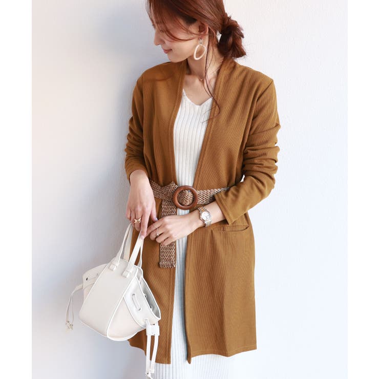 ニットカットソー ロング カーディガン 品番 Az And Me アンドミー のレディース ファッション通販 Shoplist ショップリスト