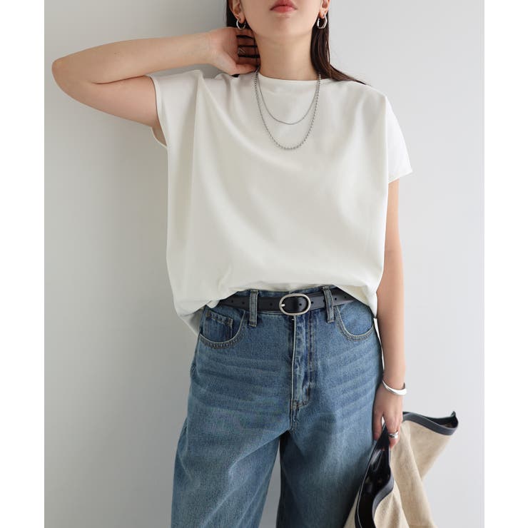 オフホワイト | ポンチ 2way トップス | andme