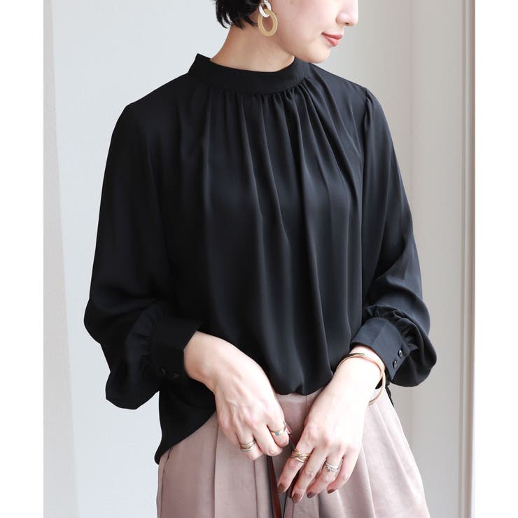 ジョーゼット プチハイネック ブラウス 品番 Az And Me アンドミー のレディース ファッション通販 Shoplist ショップリスト