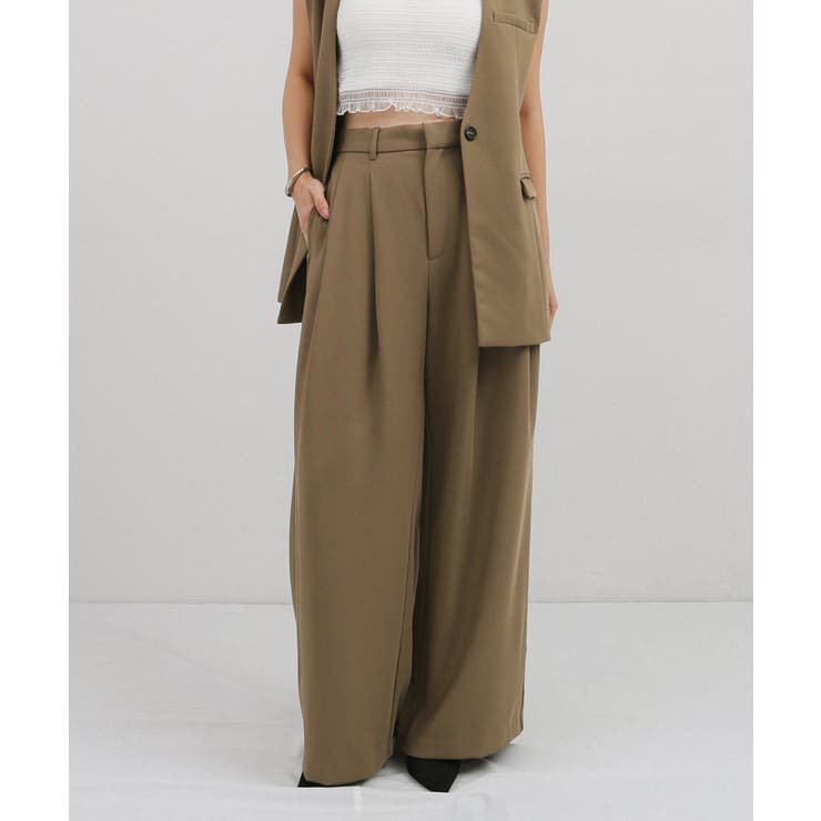 モカブラウン | Freesia フリージア 2タック | andme