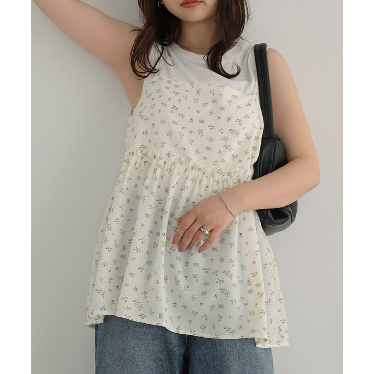 オフホワイト | Freesia フリージア 小花柄 | andme