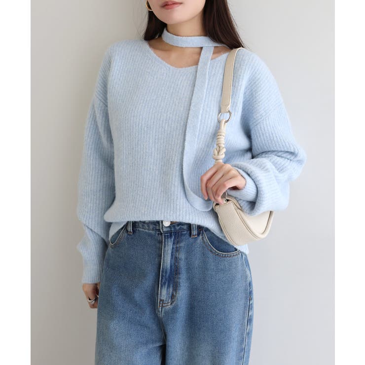 ブルー | Freesia フリージア ニット | andme