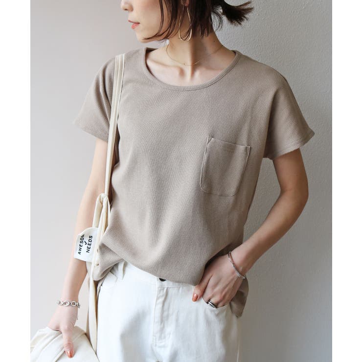 楽天市場】半袖tシャツ ワッフル レディースの通販