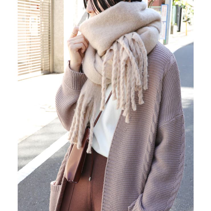 フェイクウール マフラー ストール[品番：AZ000003574]｜and Me（アンドミー）のレディース ファッション通販｜SHOPLIST（ショップリスト）