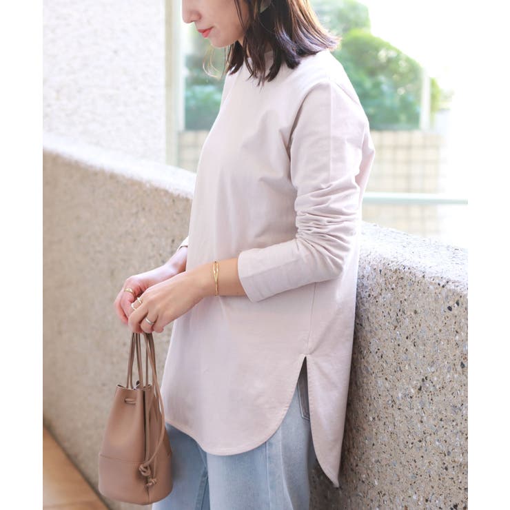 コットン 長袖 Tシャツ 品番 Az000003631 And Me アンドミー のレディースファッション通販 Shoplist ショップリスト