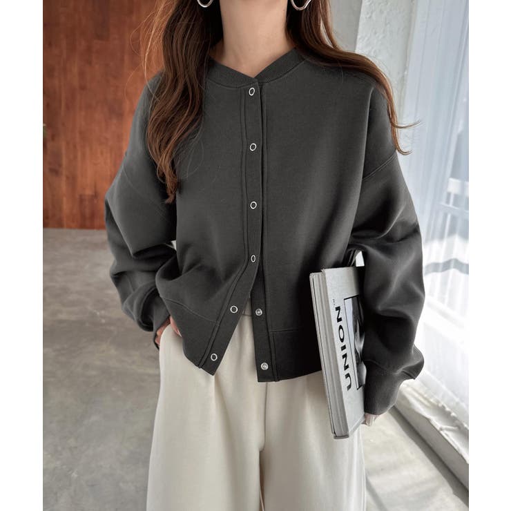 スミクロ | 裏起毛 2way スウェット | andme