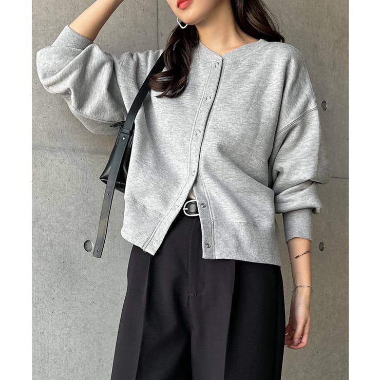 裏起毛 2way スウェット[品番：AZ000004210]｜andme（アンドミー）の