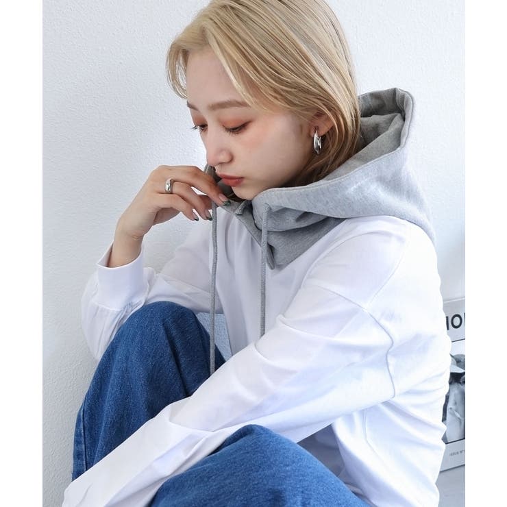 グレー | 裏毛 スウェット バラクラバ | andme