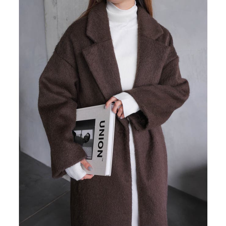iNtimite アンティミテ　チェックシャギーコート 完売商品　美品 iNtimite アンティミテ チェックシャギーコート 完売商品 美品