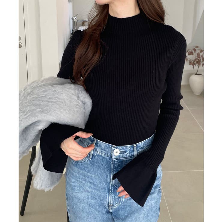 ブラック | 無地 ボーダー 配色 | andme