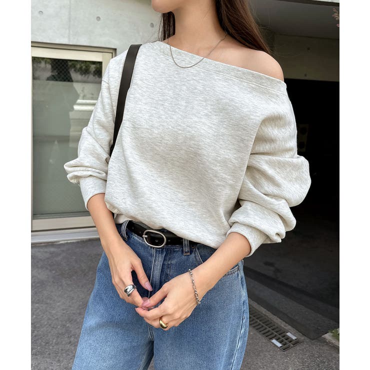 杢オートミール | 裏起毛 スウェット ショート丈 | andme