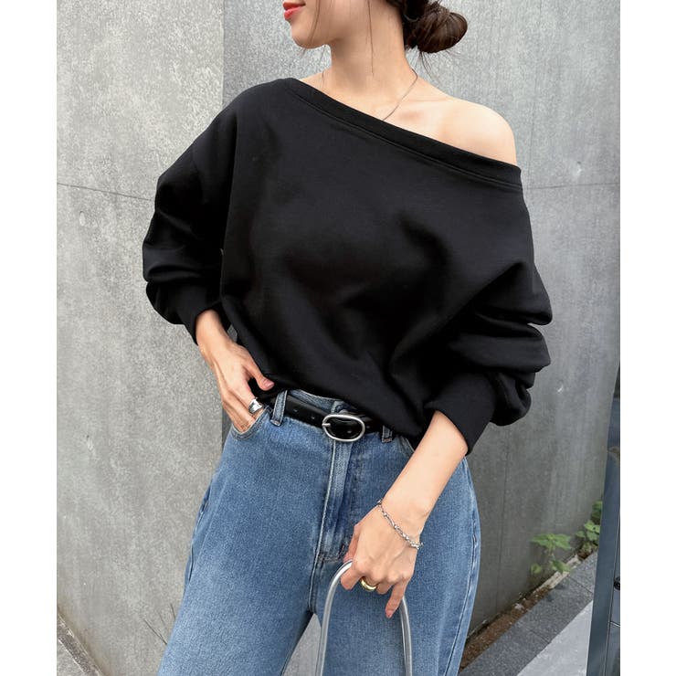 ブラック | 裏起毛 スウェット ショート丈 | andme