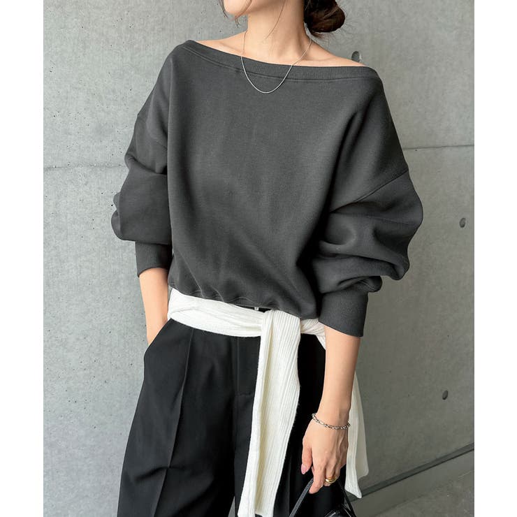 スミクロ | 裏起毛 スウェット ショート丈 | andme