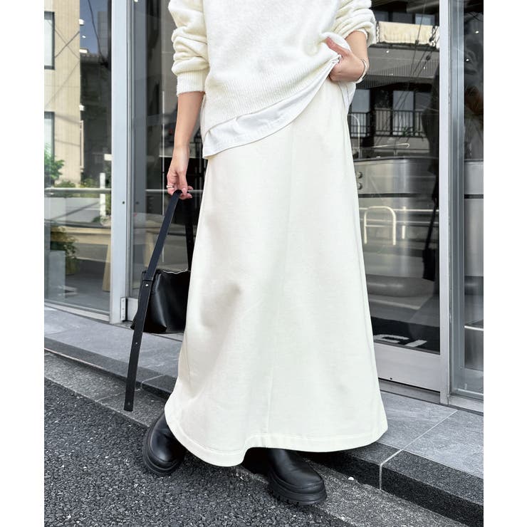 エクリュ | 裏起毛 スウェット ロング | andme