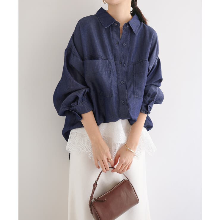 インディゴ | テンセル デニム シャツ | andme