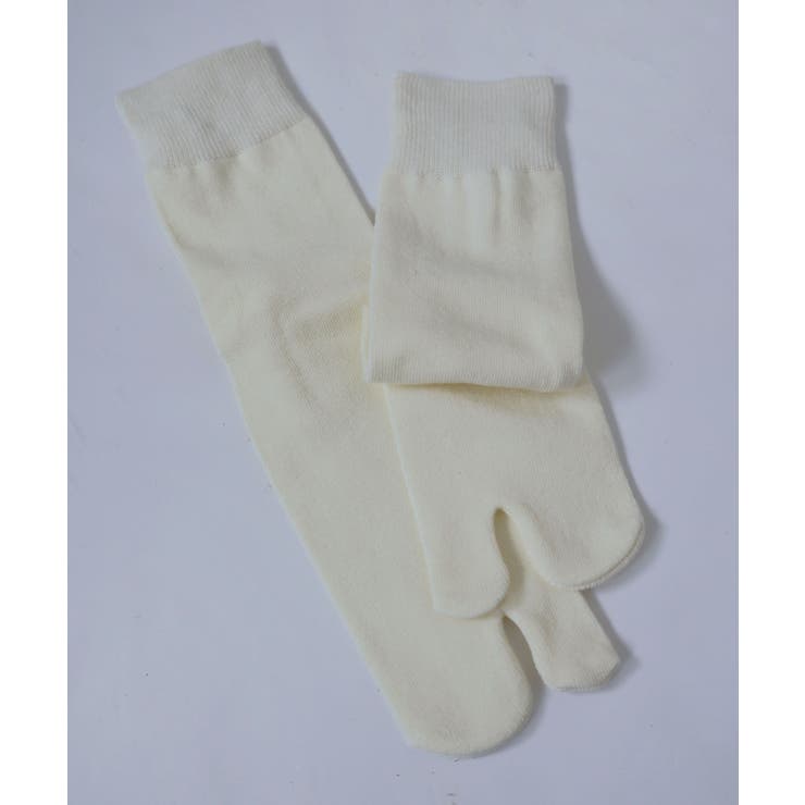 アイボリー | コットン混 足袋 ソックス | andme