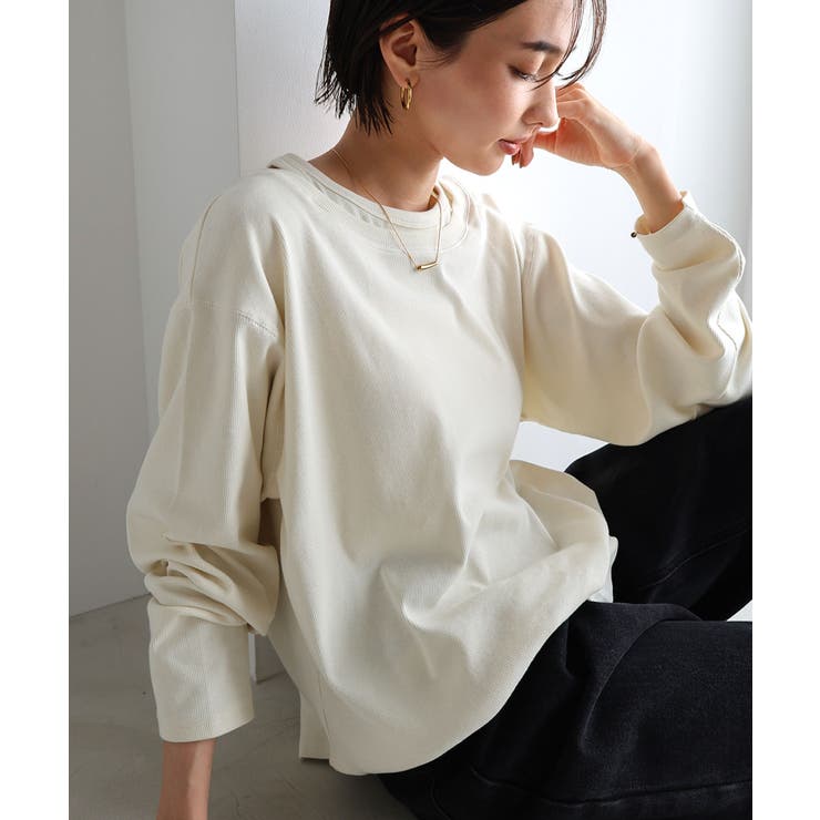 アイボリー | evernavy エバーネイビー テレコリブ | andme