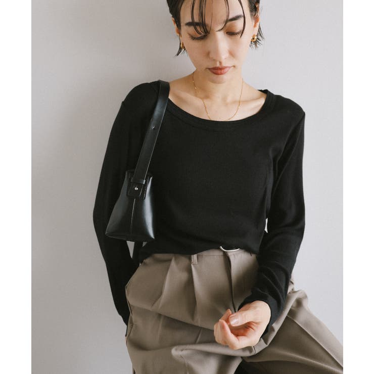 ブラック | evernavy エバーネイビー テレコリブ | andme