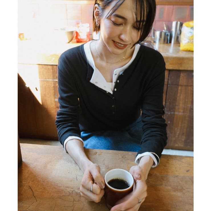 ブラック | evernavy エバーネイビー 長袖 | andme