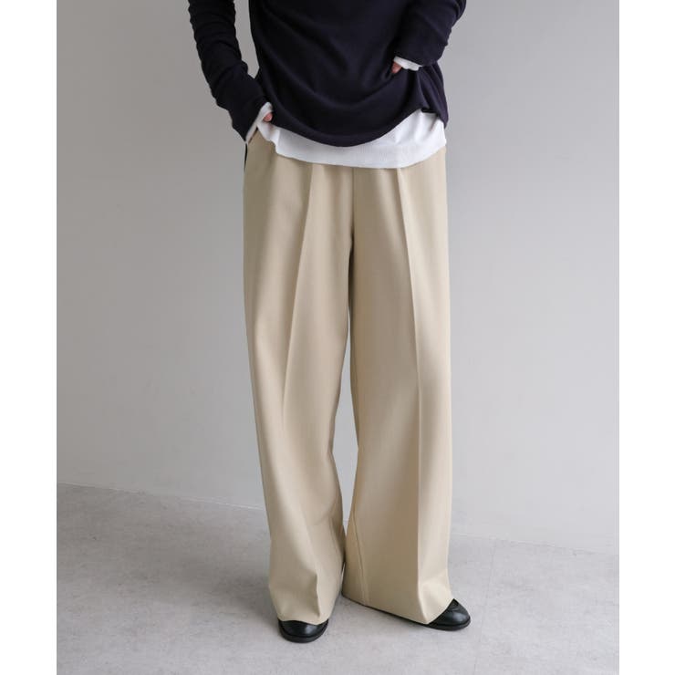 ベージュ | evernavy エバーネイビー ウール混 | andme