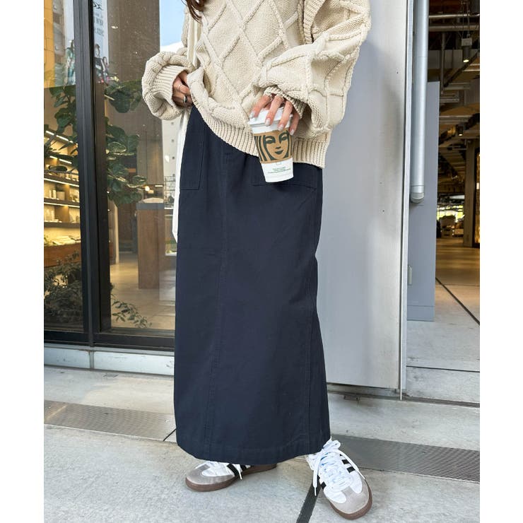 ネイビー | ベイカー タイト スカート | andme