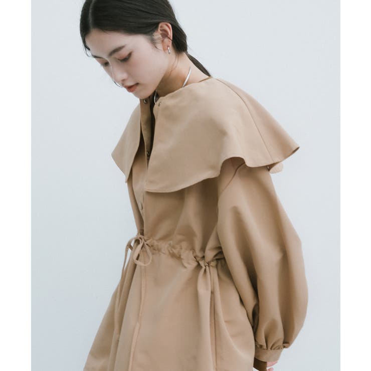 2way ケープカラー マウンテンパーカー[品番：AZ000004251]｜andme