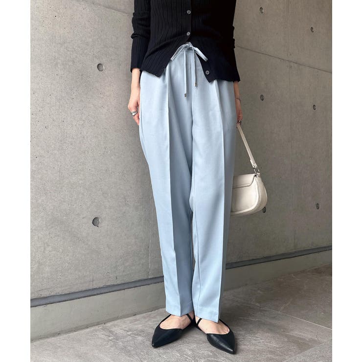 美品　ADORE アドーア テクノベンタイルテーパードパンツ　ドロスト 美品 ADORE アドーア テクノベンタイルテーパードパンツ
