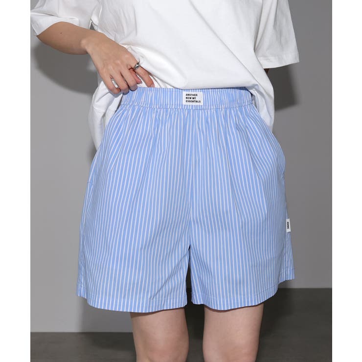 サックスブルー | ANME アンメ ストライプ | andme