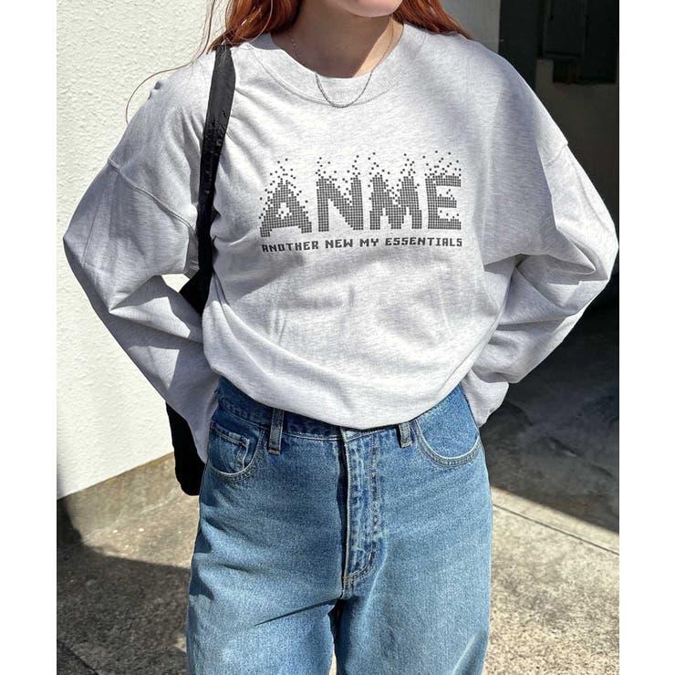 omeme様 ANME tシャツ フラワープリント半袖Tシャツ レディース メンズ