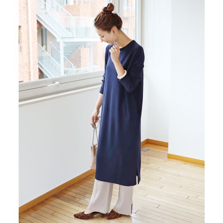スリット ニットソー ワンピース 品番 Az And Me アンドミー のレディースファッション通販 Shoplist ショップリスト