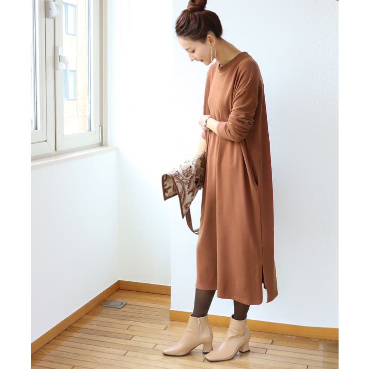 スリット ニットソー ワンピース 品番 Az And Me アンドミー のレディースファッション通販 Shoplist ショップリスト