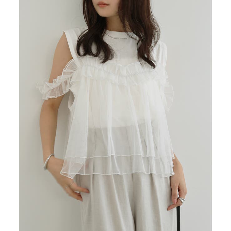 jumelle完売品 チュールビスチェホワイト jumelle完売品 チュールビスチェホワイト - メルカリ