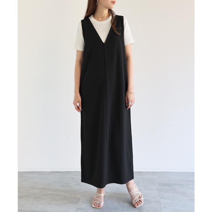 ポンチ Vネック ワンピース 品番 Az And Me アンドミー のレディースファッション通販 Shoplist ショップリスト