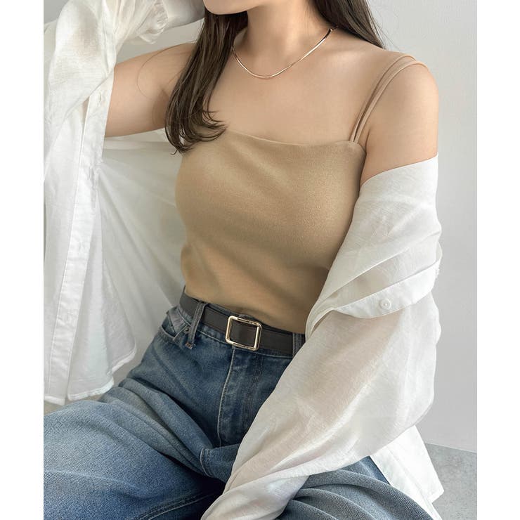 ダブルストラップ バックオープン カップ付き[品番：AZ000004599