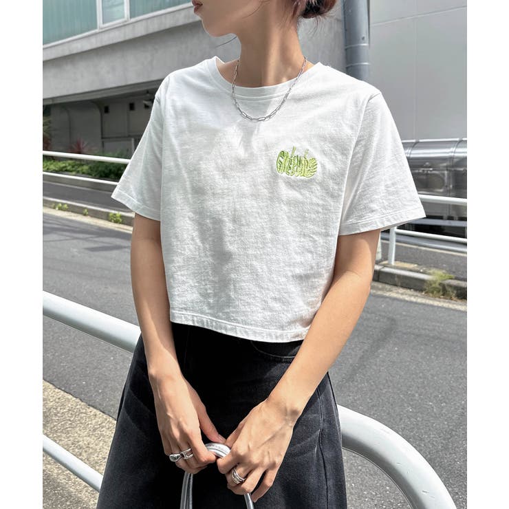 オフホワイト×グリーンアップル