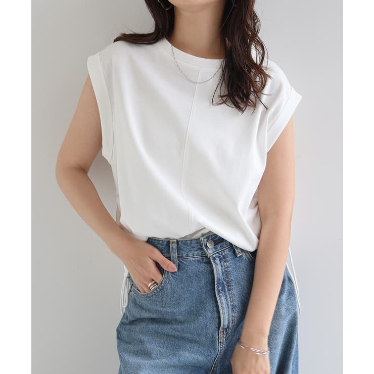 オフホワイト | シルケット ライク サイド | andme