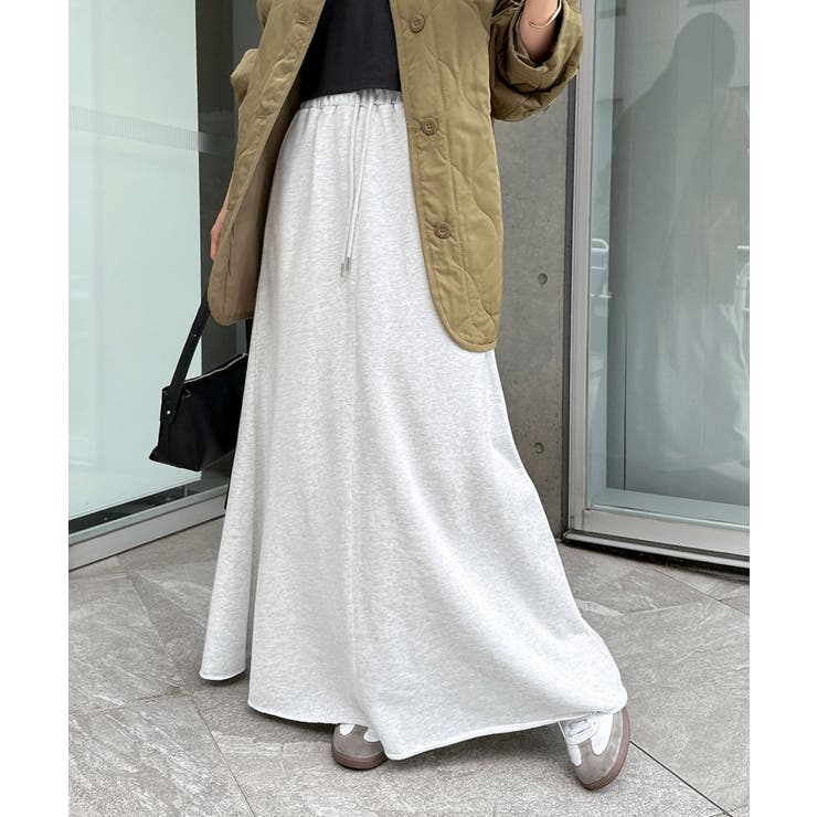 オートミール | スウェット ロング フレア | andme