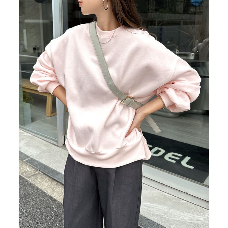 ピンク | 裏起毛 オーバーサイズ スウェット | andme