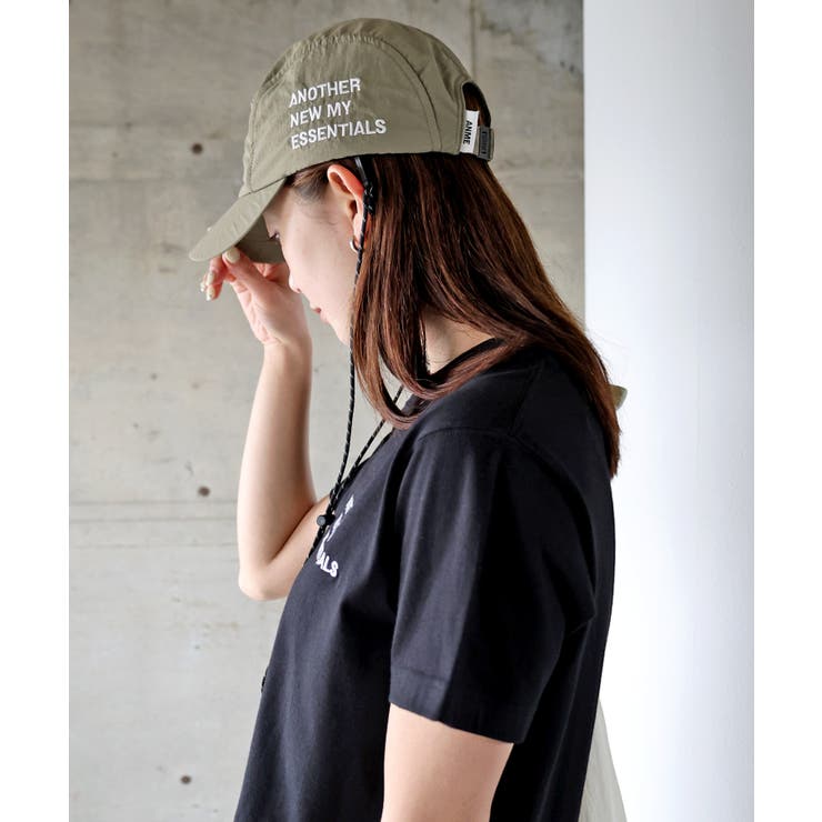 ライトカーキ | ANME ロゴ 刺繍 | andme