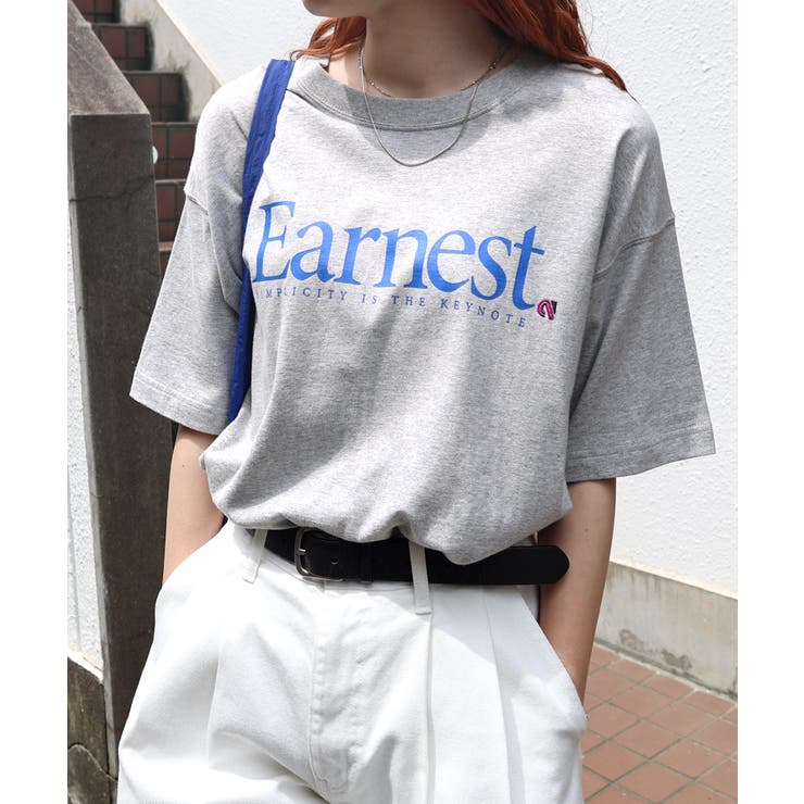 グレー杢 | ANME アンメ ロゴ | andme