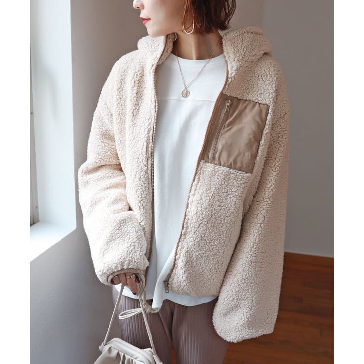 フード付き ボア ブルゾン 品番 Az And Me アンドミー のレディースファッション通販 Shoplist ショップリスト