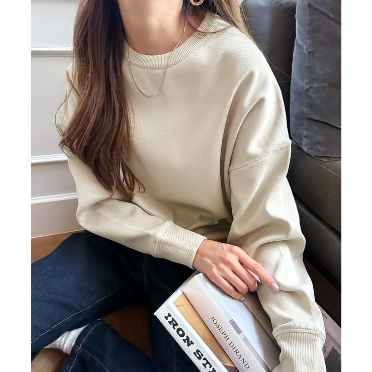 総針編み 長袖 ニット[品番：AZ000003973]｜andme（アンドミー）の