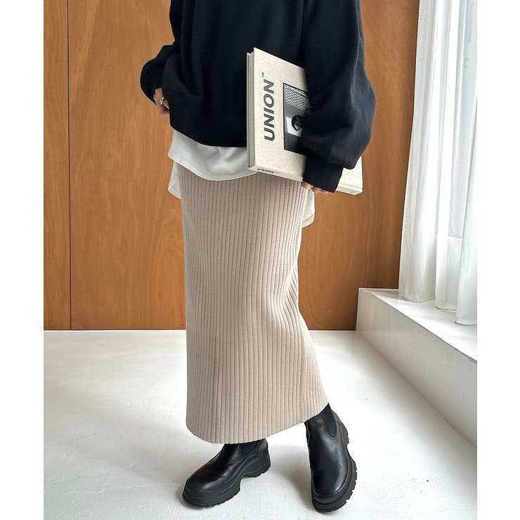 STYLE 重い ME】ロングスカート LL ベージュ
