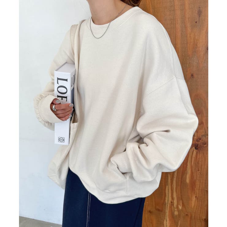エクリュ | 裏起毛 ボリューム スウェット | andme