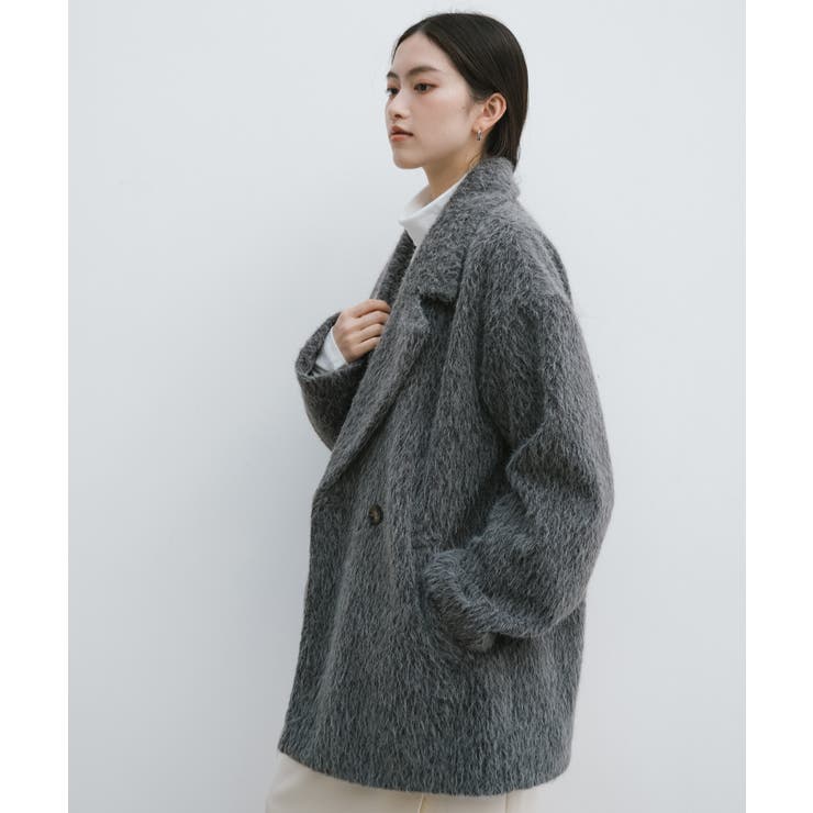 シャギー 起毛 ジャケット[品番：AZ000005055]｜andme（アンドミー）の